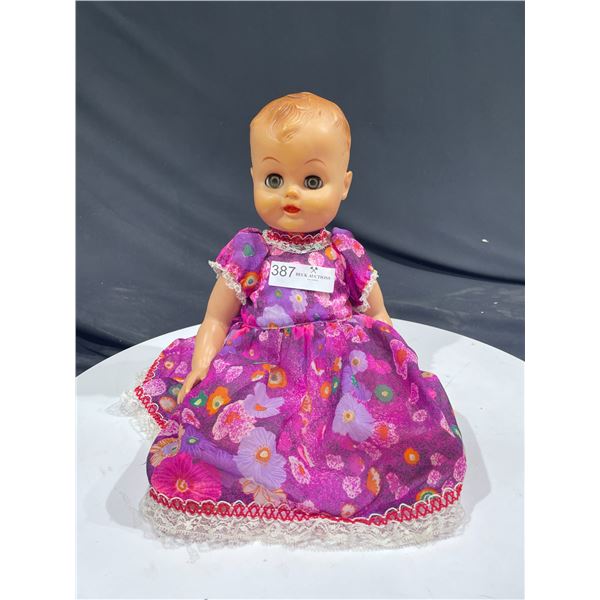 Collectable Doll in Floral Dress