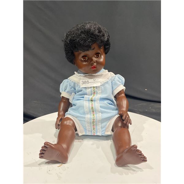 Collectable Doll in Blue Romper