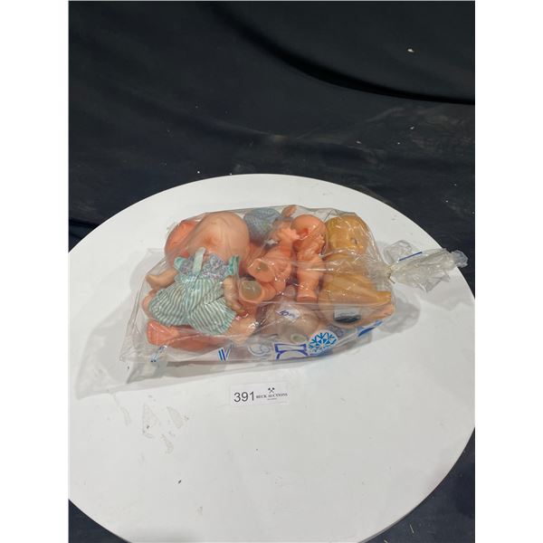 Bag of Assorted Dolls
