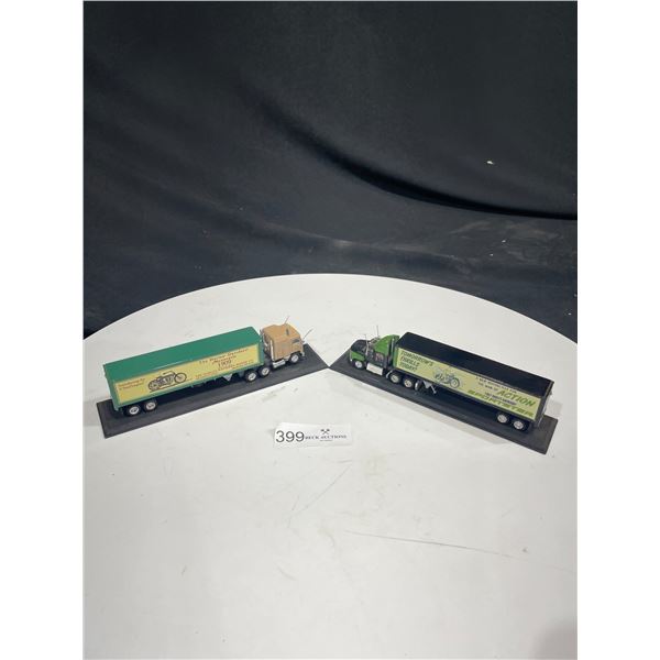 2 Collectable Harley Davidson Pick Up Trucks