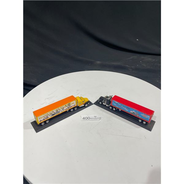 2 Collectable Harley Davidson Pick Up Trucks