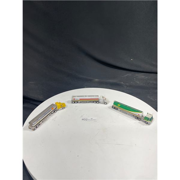 3 Die-Cast Semi Trucks