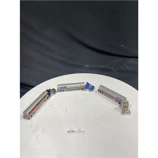 3 Die-Cast Semi Trucks