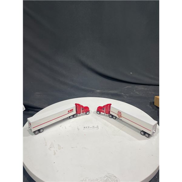 2 Old Milwaukee Semi Trucks