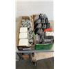 Image 1 : 2 BOXES OF VARIOUS HARDWARE FASTENERS