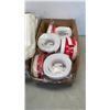 Image 2 : 12 NEW ADHESIVE DOOR DRAFT STOPPERS AND NEW DUST MOP HEADS