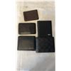 Image 2 : LOT OF 5 LOST PROPERTY MENS DESIGNER WALLETS - MACHINI, FOSSIL, COACH, CALVIN KLEIN, NOT AUTHENTICAT