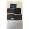 Image 2 : LOT OF 5 LOST PROPERTY MENS DESIGNER WALLETS - CHAMPS, LOUIS VUITTON, CALVIN KLEIN, HERCHEL, NOT AUT