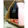 Image 8 : BOX OF KITCHEN SUPPLIES AND COFFEE MAKER