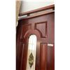 Image 8 : HUGE HARDWOOD DOUBLE ENTRANCE DOOR - FRAME  81" WIDE X 95 INCH TALL