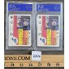 Image 2 : LOT OF 2 - 1990 O PEE CHEE PREMIUM RC - PSA GRADED 9