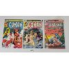 Image 1 : LOT OF 3 - MARVEL COMICS - CONAN THE BARBARIAN #118 & 123 AND TARZAN #22