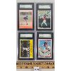 Image 1 : LOT OF 4 - 1970'S & '80'S SGC GRADED BASEBALL CARDS - INCL JIM PALMER, ROBIN YOUNT ETC