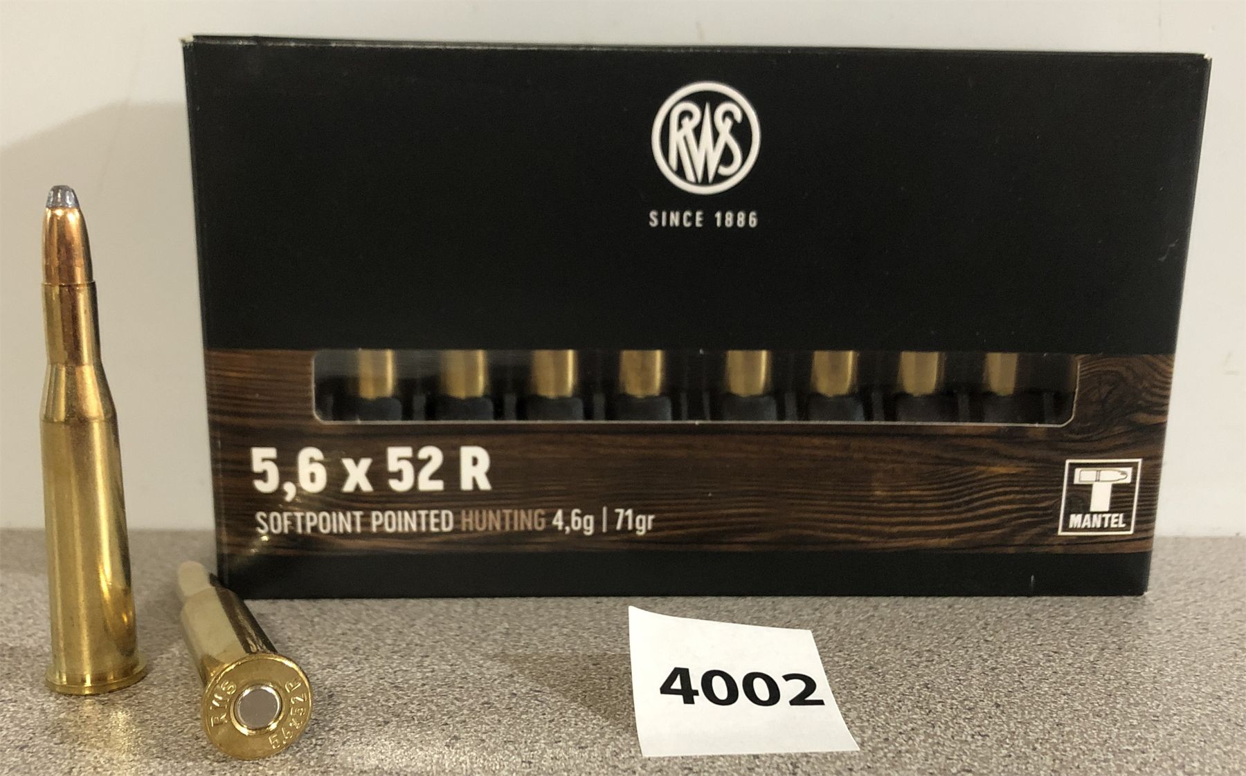 AMMO BRASS 18X 22 SAVAGE HP LIVE 2X BRASS RWS 5 6X52 R 71GR ammo-brass-18x-22-savage-hp-live-2x-brass-rws-5-6x52-r-71gr