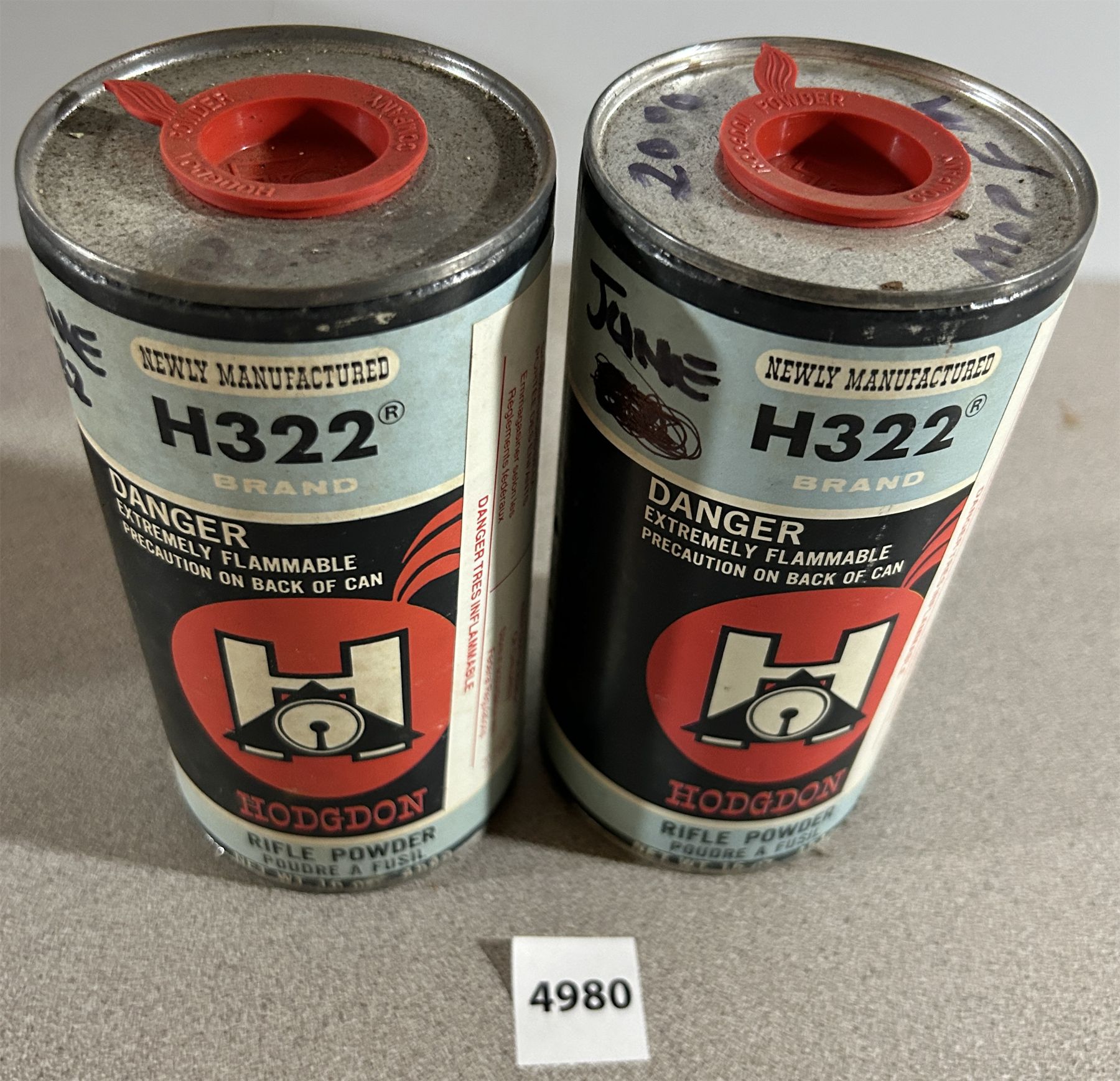 POWDER: 2 LBS HODGDON H322