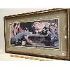 Image 1 : HUNT SCENE - FRAMED NUMBERED PRINT- BY KEVIN DANIEL 