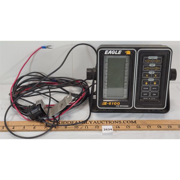 EAGLE Z-6100 LCG RECORDER FISH FINDER - Kidd Family Auctions EAGLE Z-6100 LCG RECORDER FISH FINDER - Kidd Family Auctions
