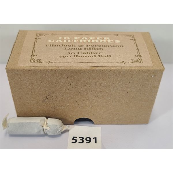 AMMO 10X 50 CAL BP PAPER CARTRIDGES Ammo 10x 50 cal bp paper cartridges