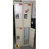 Image 1 : TWO LOCKER BANKS (2 DOORS EACH)