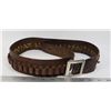 Image 1 : ANTIQUE/ VINTAGE LEATHER BULLET BELT, COWBOY