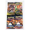 Image 1 : LOT OF 4 GENUINE POKEMON BOOSTER PACKS, SEALED