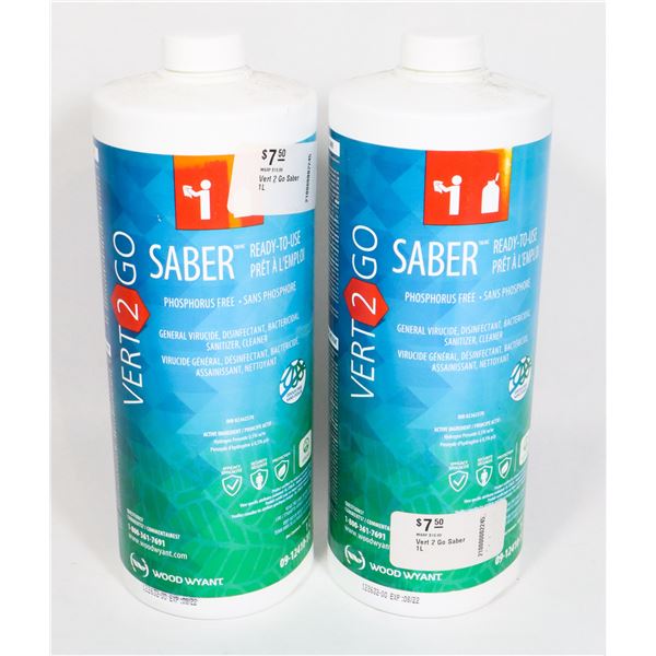 (X2) VERT2GO SABER DISINFECTANT PHOSPHORUS FREE