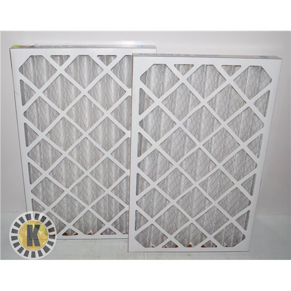 TWO NEW AEROSTAR 16" X 25" X 2" FURNACE FILTERS