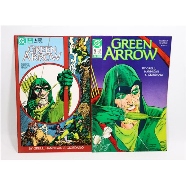 GREEN ARROW #4, 5