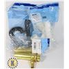 FLAT OF NEW PLUMBING SUPPLIES INCLUDING