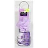 Image 1 : NEW 4 PC LAVENDER SHOWER CADDY SET