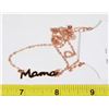 Image 1 : NEW MAMA ROSEGOLD TONE NECKLACE