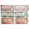 Image 1 : Canada - Lot 7 Banknotes - 4 x $2  - 3 x $1 - Face $11