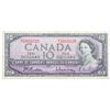 Image 1 : Bank of Canada 1954 $10 - Modified Portrait