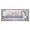 Image 1 : Bank of Canada 1954 $10 - Modified Portrait