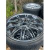 Image 2 : NO RESERVE 295/30R22 tires on chrome wheels 5x120