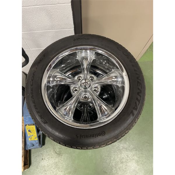 NO RESERVE CONTINENTAL 255/45 ZR17 98w RIDLER RIMS