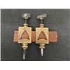 Image 2 : (2) Sets of Trammel Points ; Small Brass with Pencil Holder- unknown maker,