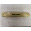 Image 2 : 3 Vintage Antique Small Metal Levels; Longest is ebony with a brass top- 