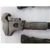 Image 3 : 3 Antique Vintage Wrenches: Largest with the red handle is manufactured by 
