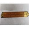 Image 5 : 1 Vintage Boxwood + Brass Ruler/Spirit Level 12” long.  In very good condition. 