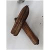 Image 2 : 3 Vintage Antique Scrapers Spokeshave:  (1) 12” is made of laminated wood with 