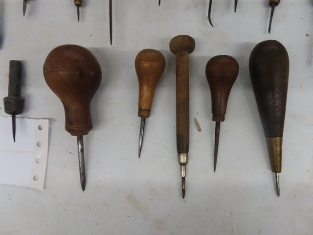 Old Awls Lot of 12 Antique Vintage Awls for leather or wood working. There are many