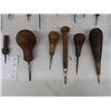 Image 2 : Lot of 12 Antique Vintage Awls for leather or wood working. There are many 