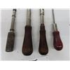 Image 5 : 4 Vintage Antique Ratchet Screwdrivers; (1) Vintage 14" Stanley YANKEE No. 31A 