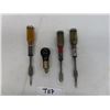 Image 1 : Lot of Vintage Yankee Screwdrivers plus a multi-tool. There are 2 - Stanley 