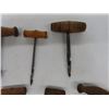 Image 3 : 8 Antique Vintage Auger Hand Boring Bits. Various sizes and makers. Would