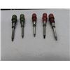 Image 4 : A lot of Vintage screwdrivers. These are 5 early Roberson screwdrivers (red and green) 
