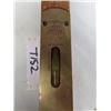 Image 3 : 3 Vintage Antique Wooden Spirit levels, each with some brass:(1)  is 26” made 