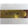 Image 2 : 3 Vintage Antique Wooden Spirit levels, each with some brass: (1) is 24” and 