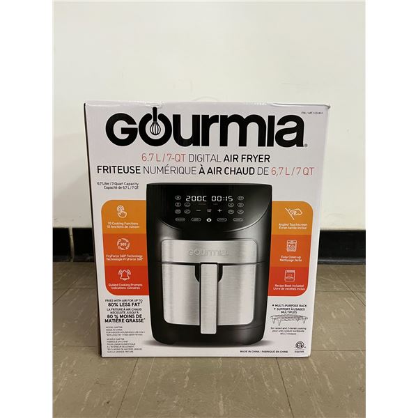 Gourmia air fryer 7 Qt. Appears unused. See photos